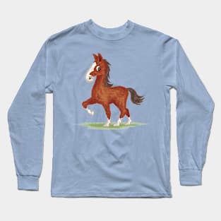 Horse is walking-T Long Sleeve T-Shirt